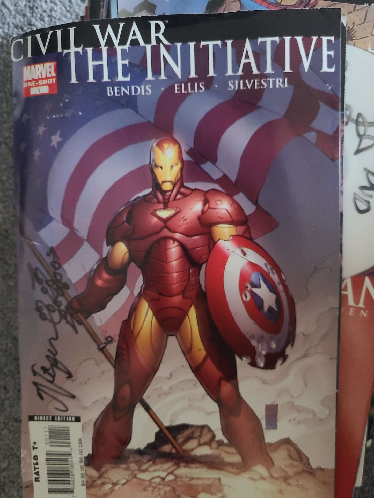 Viper's signed pre-owned comic books dated 2005-2008