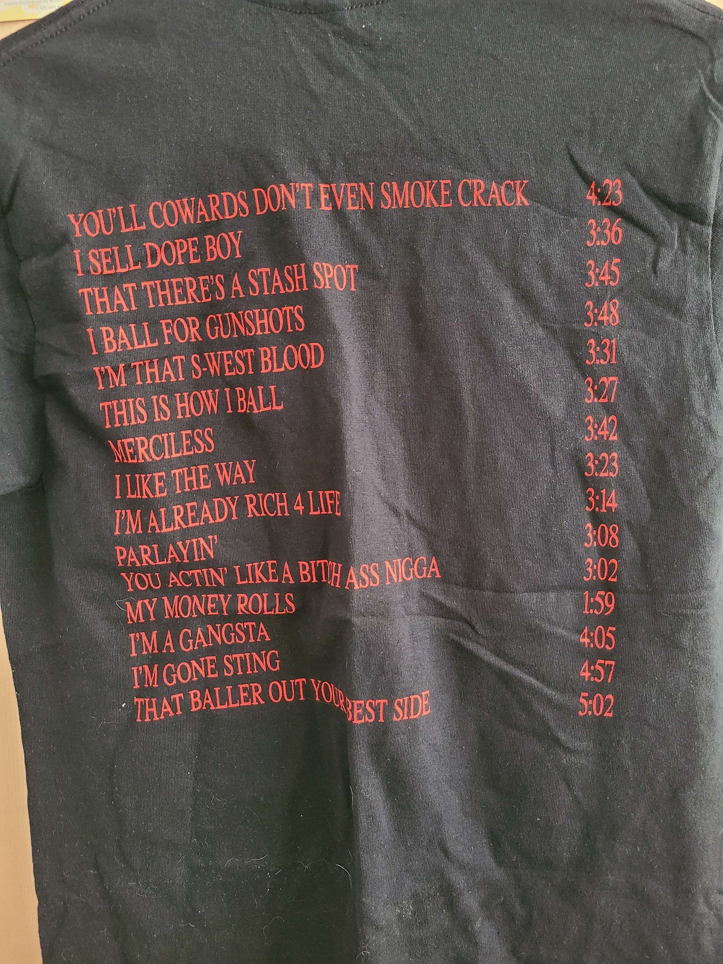 Viper - YCDESC T-shirt w/ back tracklist