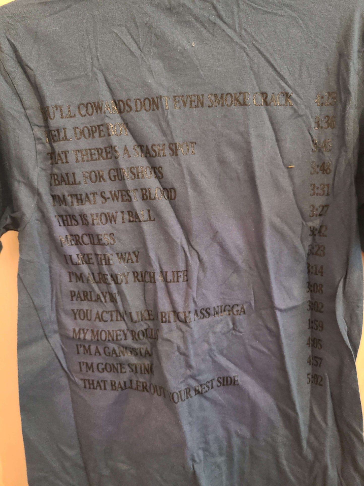 Viper - YCDESC T-shirt w/ back tracklist