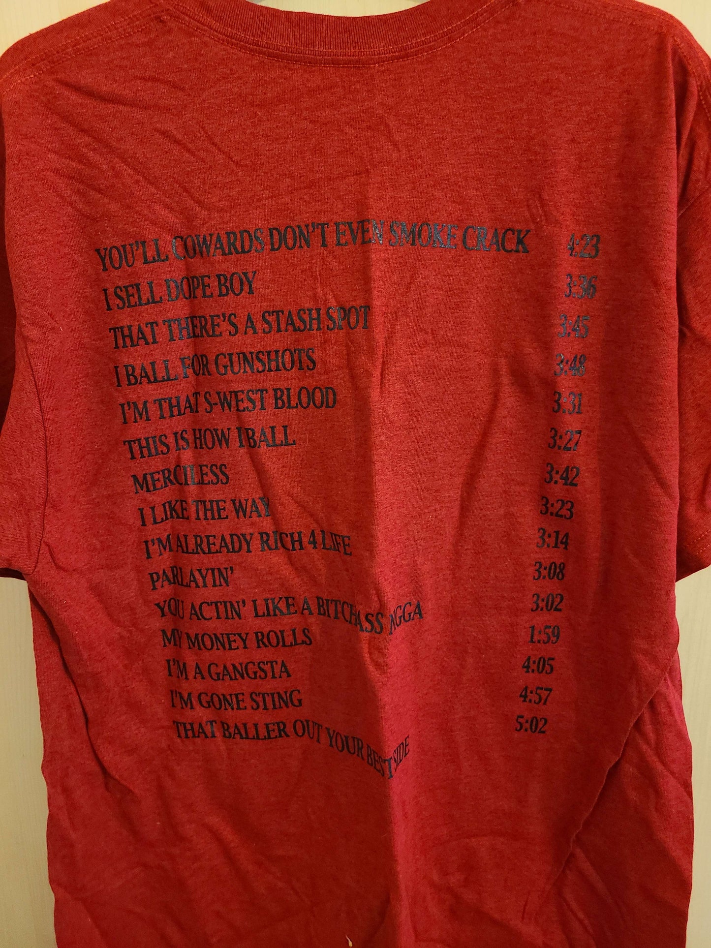Viper - YCDESC T-shirt w/ back tracklist