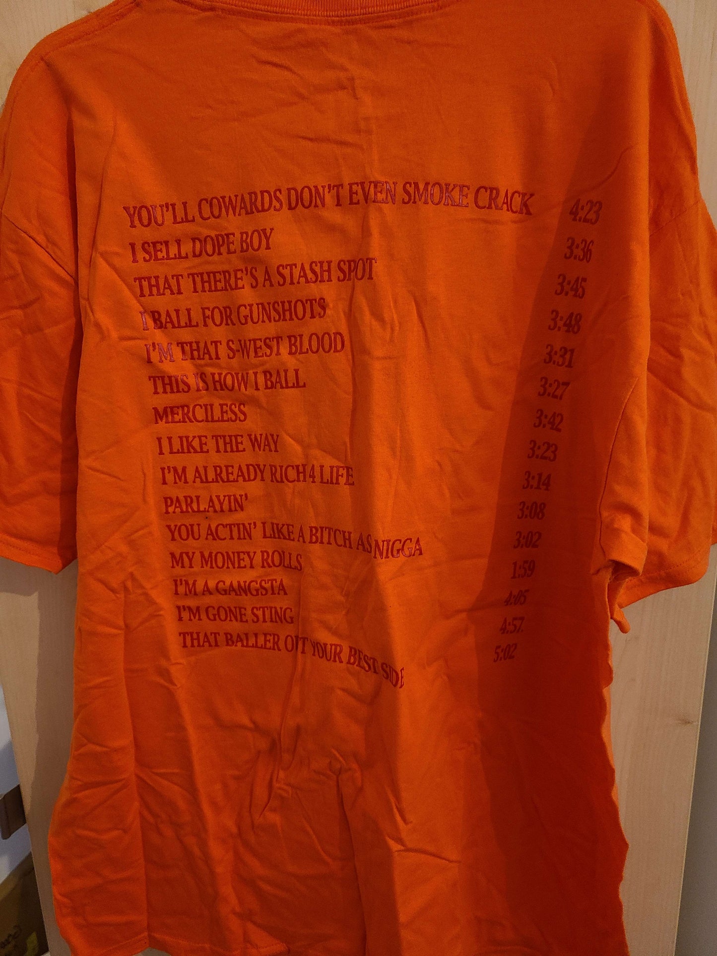Viper - YCDESC T-shirt w/ back tracklist