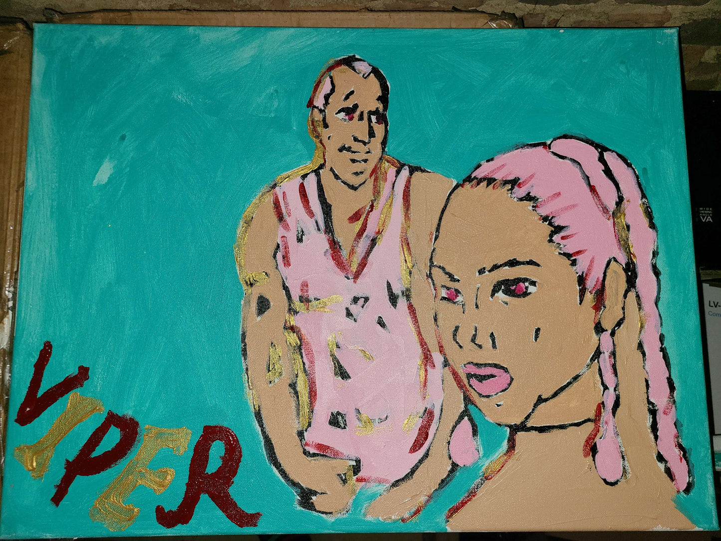 Viper - Viper 24x18" 'Viper featuring' Original Oil on Canvas Painting Collection