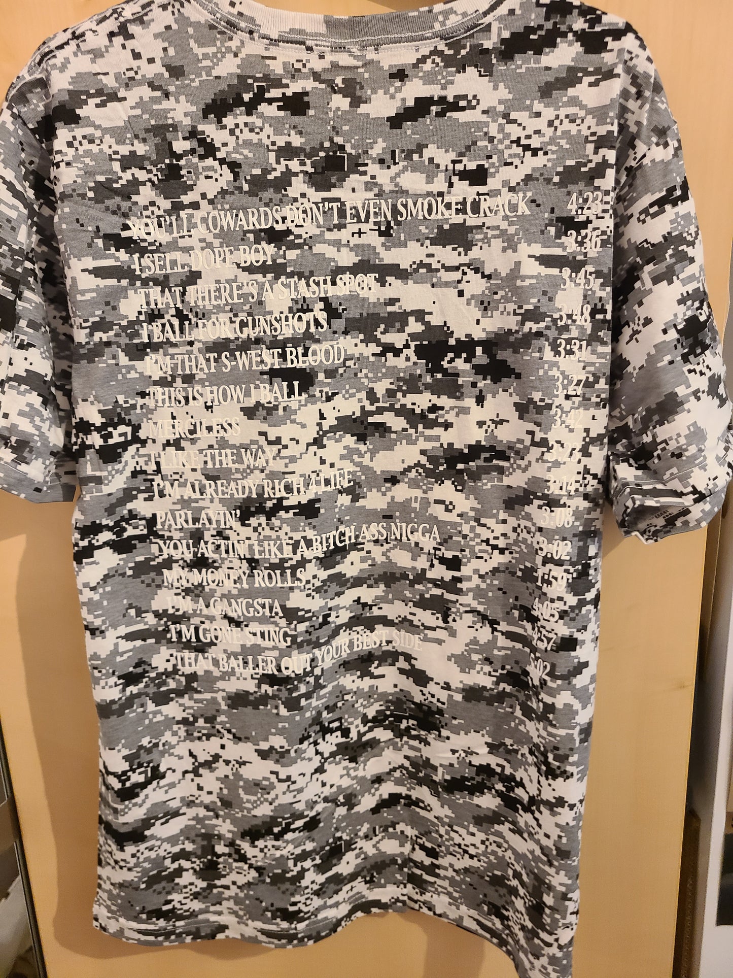 Viper - YCDESC Tiedye T-shirt w/ back tracklist