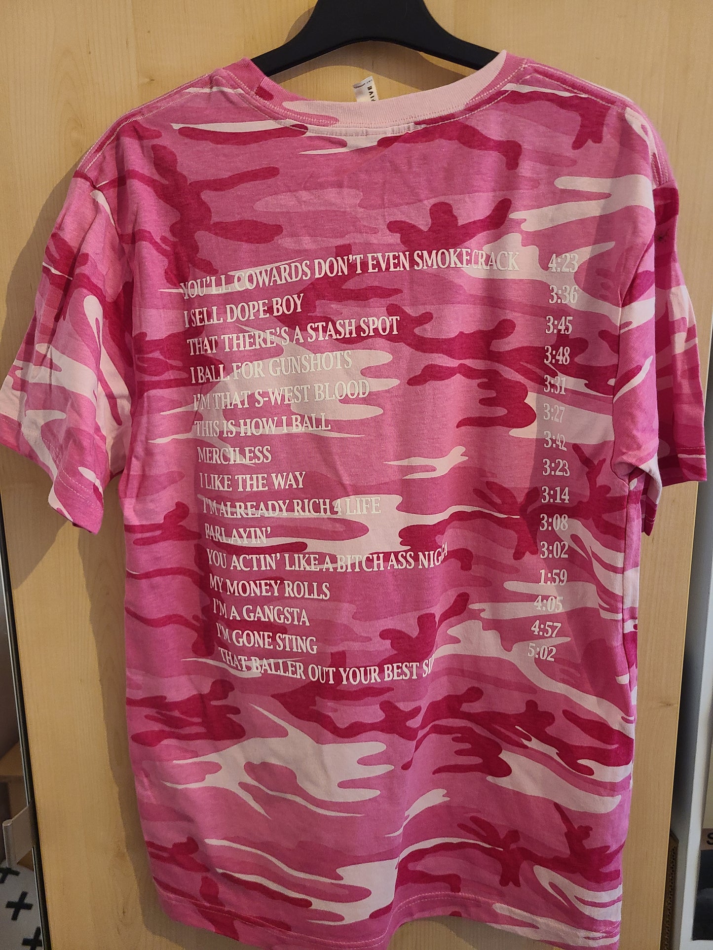 Viper - YCDESC Tiedye T-shirt w/ back tracklist