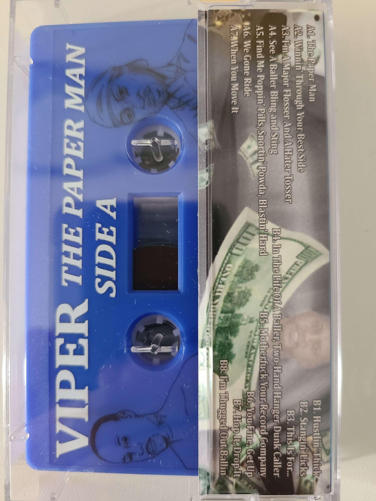 Viper - The Paper Man (Outsider Records cassette w/ signed Viper card)