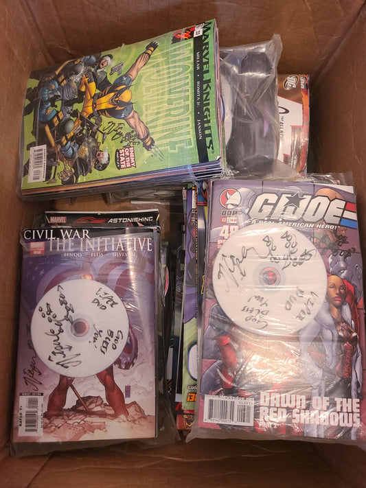 Viper's signed pre-owned comic books dated 2005-2008