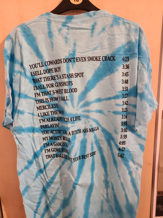 Viper - YCDESC Tiedye T-shirt w/ back tracklist